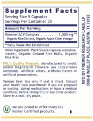 Alternative view of Apple Cider Vinegar, Premier - 150 capsules